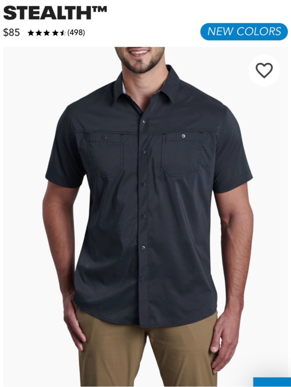 Kuhl Black stealth Shirt